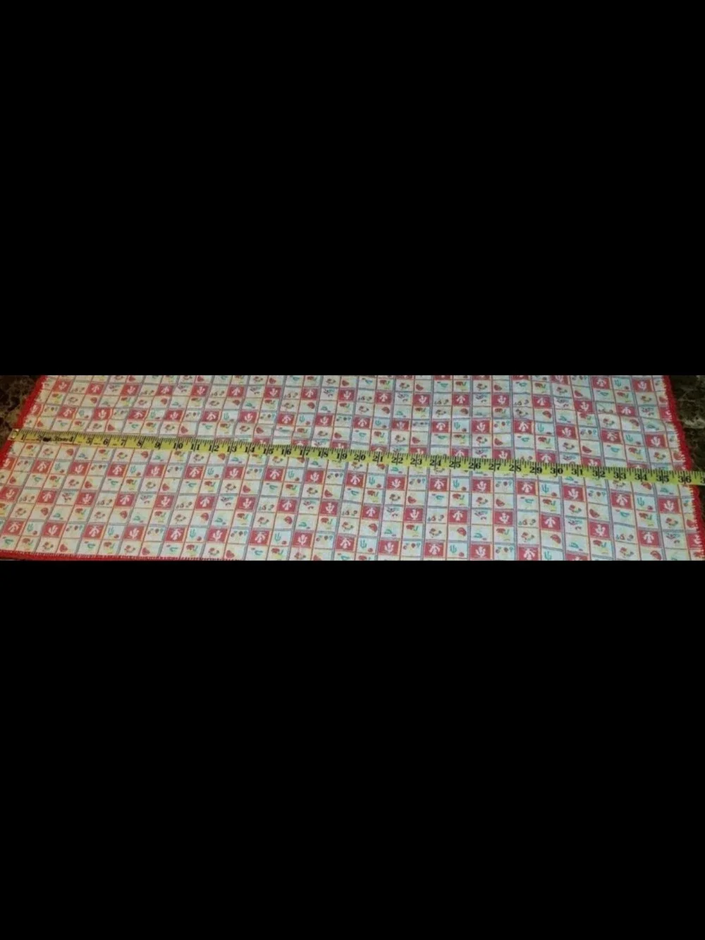 Unique Mid-Century Southwestern Tablecloth